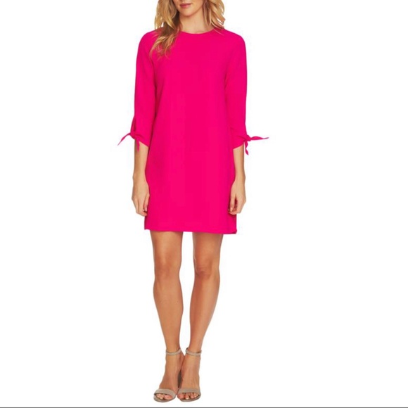 CeCe Dresses & Skirts - NWT CeCe Hot Magenta Shift Dress